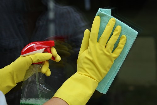 Shared entrance cleaning in a Soho residential building
