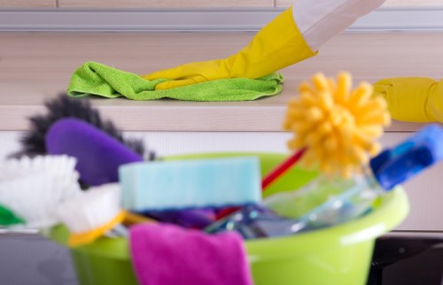 Detailed kitchen and bathroom move out cleaning in central Soho