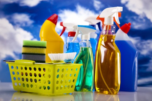 Detailed post-construction cleaning in a central London interior