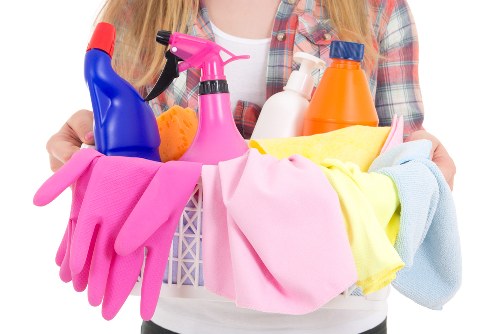 Dusting and vacuuming in a compact Soho apartment
