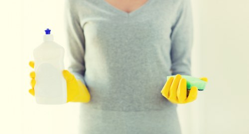 Local cleaners working in a central Soho flat