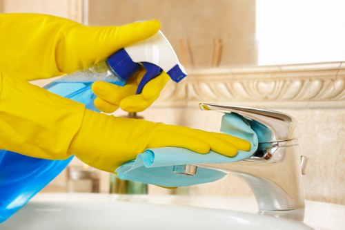 Professional mattress deep cleaning in a central London property